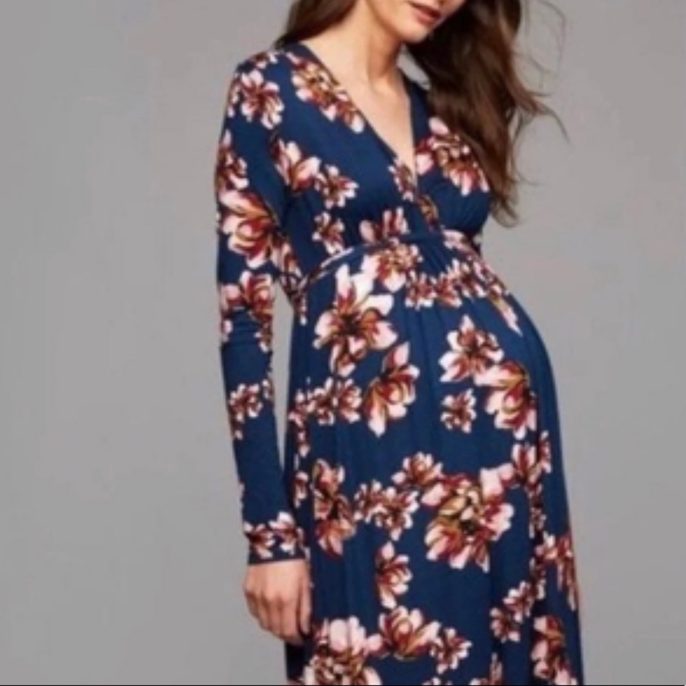 Rachel Pally Maternity Dress - Full Length perfect for fall!
